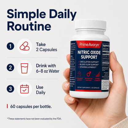 Prime Avoryn Nitric Oxide Support Supplement