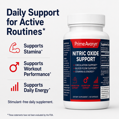 Prime Avoryn Nitric Oxide Support Supplement
